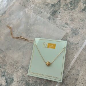 NWT Enewton gold cross necklace